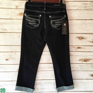 NWT Rock & Republic Mid Rise Capri Jeans Size 6